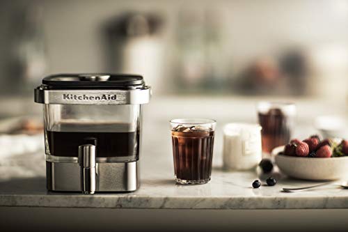 KitchenAid KCM4212SX - Cafetera para café en frío, acero inoxidable cepillado, 28 oz